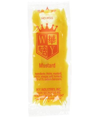 W.Y 50 Packages Chinese Mustard Packets, 10 Count (Pack of 6)