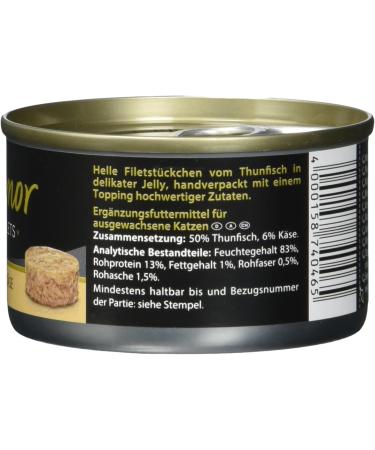 Miamor Feine Filets Thun und Cheese Premium Cat Food | 24x100g | International Shipping Available - Buy Online on GoSupps.com