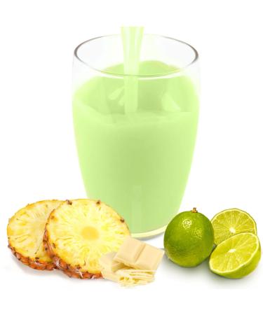 Luxofit pineapple lime white chocolate isotonic beverage powder L-carnitine electrolyte drink quick and simple preparation natural dyes (1 kg)
