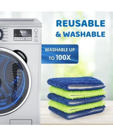 Microfiber Spray Mop for Floor Cleaning - MEXERRIS Wet & Dust Mop with 2 Bottles and 5 Pads | Ideal for Hardwood, Laminate, Vinyl, Tiles Floors - Buy Online on GoSupps.com