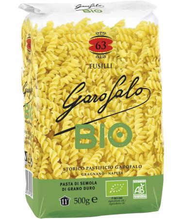 Garofalo Organic Fusilli Pasta 500g - Premium Quality Italian Pasta - Buy Online on GoSupps.com