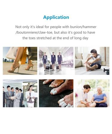 Ultra-Thin Toe Corrector Socks for Hallux Valgus & Pain Relief | Adjustable Size S | Orthopedic Foot Care - Buy Online on GoSupps.com