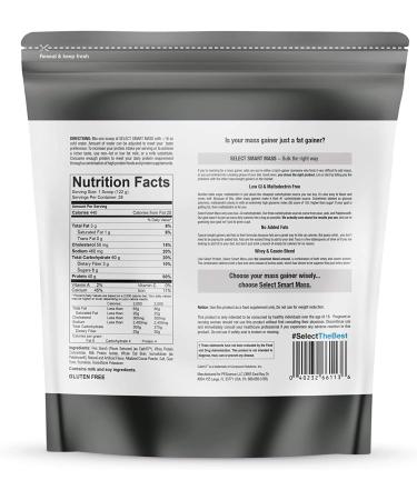 PEScience Select Smart Mass Gourmet Chocolate 3.25kg - Clean Mass Gainer Powder | 28 Servings - Buy Online on GoSupps.com