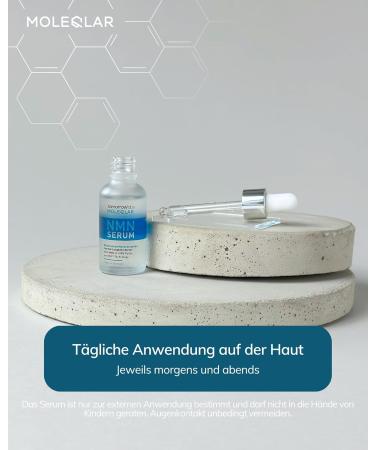 MoleQlar NMN Facial Serum 30 ml Longevity for your skin with patented HSF technology and very pure Uthever NMN - Buy Online on GoSupps.com