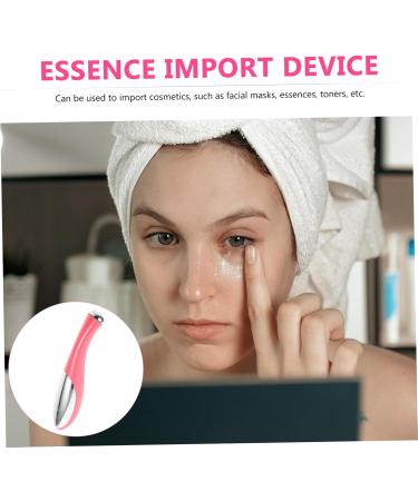 CIYODO 1 Piece Portable Eye Care Massager Ergonomic Eye Skin Massager with Ionic Heat Essence Input Option for Home Beautiful Design Pink - Buy Online on GoSupps.com
