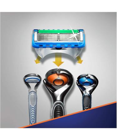 Gillette Fusion 5 ProGlide Power Razor Blades - Precision Trimmer & Glide Coating - 4 Replacement Blades for Effortless Shaving - Buy Online on GoSupps.com