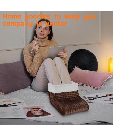 Dewel Electric Foot Warmer | Washable Lining | Fast 30-60 Heating | 10 Adjustable Temperature Levels & Timer | Ideal for Cozy Comfort - Buy Online on GoSupps.com