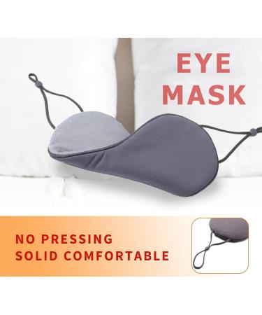 Adjustable Double-Sided Ice Silk Sleep Mask - Organic Mulberry Silk Blackout Eye Mask for Travel - Breathable & Pressure-Free for All Seasons - Perfect Sleep Essential (Red & Purple - Buy Online on GoSupps.com