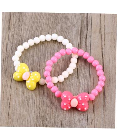 Bestonzon 6-Pack Colorful Children's Bracelets | Candy-Colored Kids' Arm Loop Accessories & Toy Jewelry - Buy Online on GoSupps.com