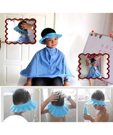 Shuiniba Baby Shower Cap Hat for Kids - Blue | Soft Wash Hair Shield | Children Bathing Cap - Buy Online on GoSupps.com