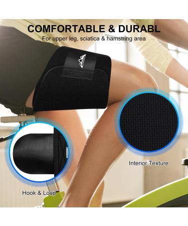 Supegear Adjustable Thigh Bandage - Support for Hip Pain Muscle Relief & Joint Comfort | Black - Ideal for Women - Buy Online on GoSupps.com
