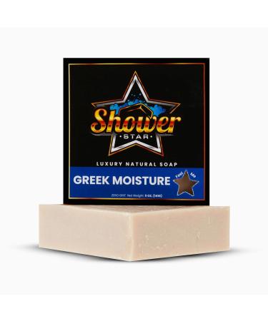 Natural Bar Soap Body Wash for Men - 5 Oz Long Lasting Freshness with Olive & Natural Oils Non-GMO Paraben-Free | Daily Use Greek Moisture - Buy Online on GoSupps.com