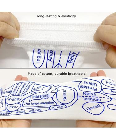 Reflexion Massage Socks Set | Cotton Foot Reflexology Socks for Women (35-39) - 2 Pairs of Pressure Point Massage Socks - Buy Online on GoSupps.com