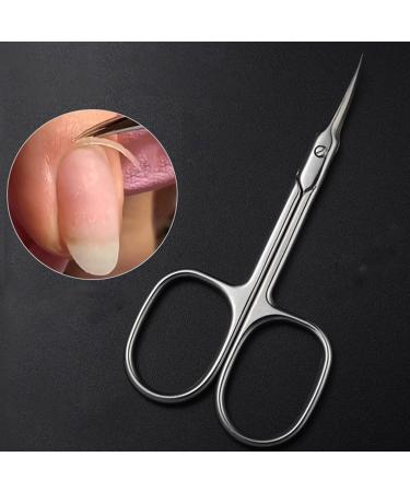 CHJHJKG Nail Clippers (Beauty) Stainless Steel Dead Skin Scissors Pre-treatment Nail Tools Eyebrow Trimming Scissors Pointed Beauty Scissors - Buy Online on GoSupps.com