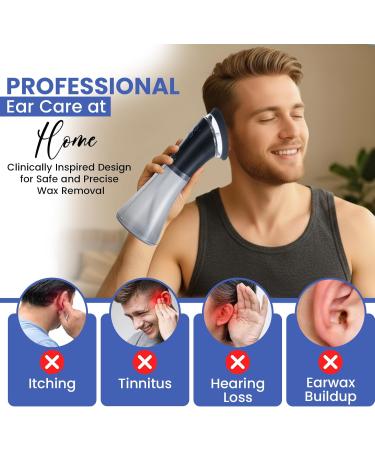 Ear Wax Removal - LED Display Electric Ear Cleaner - IPX7 Waterproof - Safe and Effective for Adults & Kids Family-Friendly - Easy to Use - Includes 6-Piece Ear Cleaning Kit - Buy Online on GoSupps.com