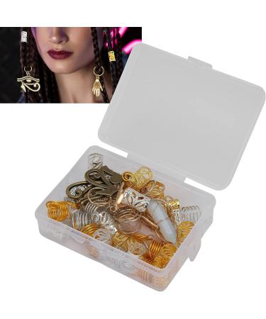 Alloy Beard Beads Hair Beads Set Retro Exquisite Jewelry for Pendant Bracelet - Buy Online on GoSupps.com