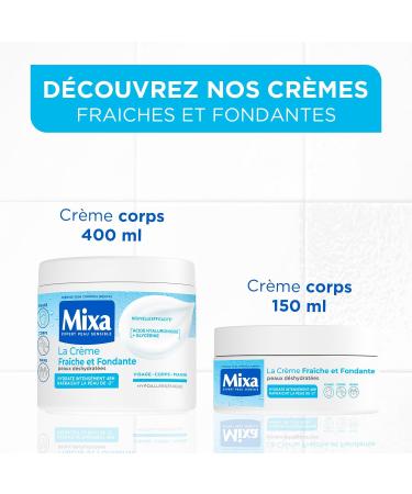 MIXA - Cr me Hydratante Multi-Usages - Hydratation 48H & Effet Frais -2 - Acide Hyaluronique Karit & Amande Douce - Peaux S ches et Sensibles - Pot 400ml - Buy Online on GoSupps.com