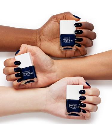Nails.INC 45 Second Speedy Gloss Nail Polish Quick Drying and Long Lasting Nail Color Formulated to Strengthen Nails and Extend Wear Time Cruelty Free Vegan Time For Trafalgar Square - Buy Online on GoSupps.com