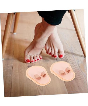 Healifty 4pcs Hallux Valgus Pad Splints Shoe Protector - Bunion Protector Wrap for High Heels - Forefoot Isolation Separator Tool - Brown - Buy Online on GoSupps.com