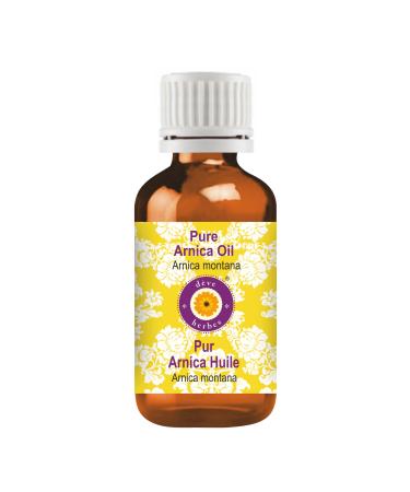 d ve herbes Arnica Oil (Arnica Montana) | Infused | Pure | Non-Sticky | Lightweight | for Facial Care | Men & Women | 30ml (1 oz)