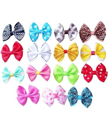 20pcs Dog Hair Bows with Alligator Clips for Small to Medium Dogs - Grooming Accessories for Cats, Puppies, and Yorkshire Terriers - Buy Online on GoSupps.com