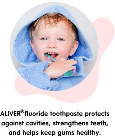Foam Toothpaste for Kids - Low Fluoride Natural Formula Plaque Reduction Whitening for Ages 3+ | Peach Flavor - Buy Online on GoSupps.com