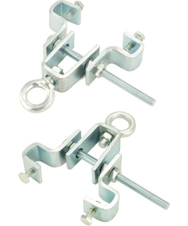 QWORK Steel I-Beam Hanger | Adjustable Beam Clamp for Punching Bags | Ideal for Beams 6.3 cm to 19 cm - Buy Online on GoSupps.com