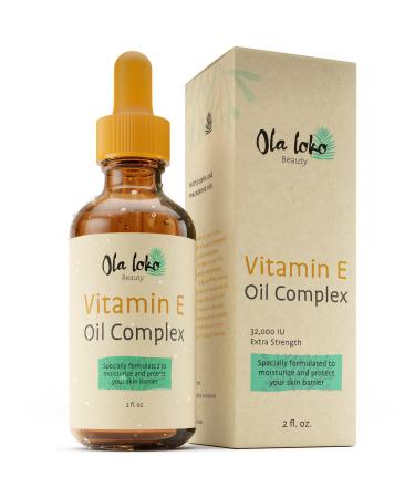 Winner 2023Organic Vitamin E Oil w/Jojoba Oil & Macadamia, Vitamin E Oil for Face, Skin, Hair & Body, Pure Vitamin E Oil for Fine Lines, Wrinkles & Stretch Marks - Vitamina E Para La Cara