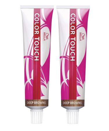 2x Wella Professionals Color Touch 4/0 Medium Brown 60 ml - Buy Online on GoSupps.com