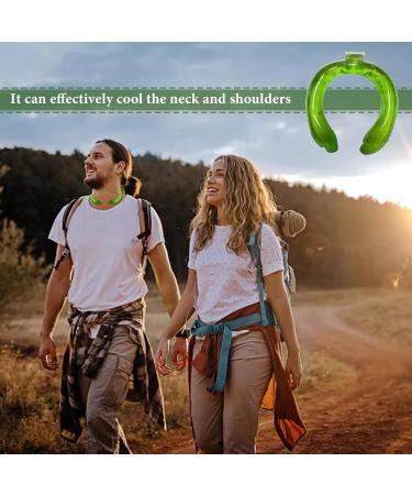 Cooling Neck Tube Wrap | Wearable Cooling Neck Tube Device | Wearable Cool Neck Wraps for Hot Weather Body Cooling Neck 3 Colors Shuying Light Green - Buy Online on GoSupps.com