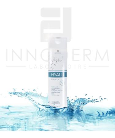 Innoderm | HYALU2.3 Micella H2O | Micellar cleansing & make-up removing water | Hydration & Radiance | Face & Eye contour | Pure Hyaluronic Acid & Melatonin | 99.9% natural - 200 ml - Buy Online on GoSupps.com