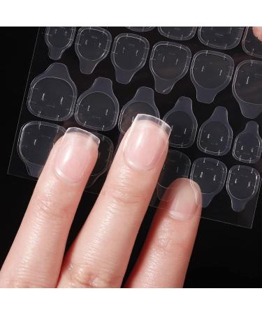 Opopark Nail Glue Stickers - 30 Sheets 720pcs Double-Sided Transparent Adhesive Tabs for Nail Studio & Manicure | International Shipping Available - Buy Online on GoSupps.com
