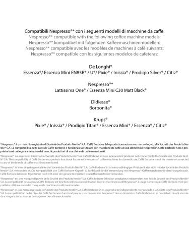 Caff Borbone Respresso Red Blend - 50 Capsules - Compatible with Nespresso * home coffee machines - Buy Online on GoSupps.com