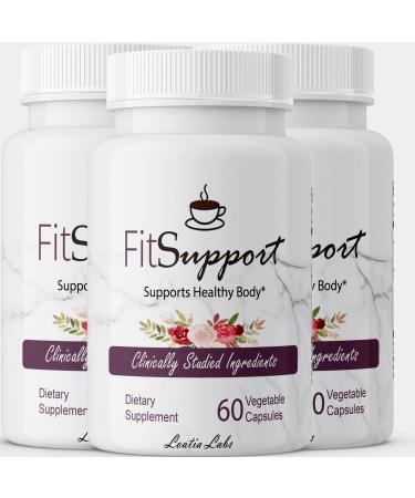 Fit Support Pills Special Coffee Loophole Supports Healthy Fit Express Clinically Studied Ingredients Advanced Spresso Formula 60 Vegetable Capsules (3 Bottles)