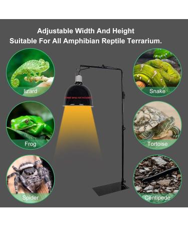 Reptilia Lamp Stands for Habitat Cages | Support for Reptile Lighting - Ideal for Turtles Geckos & Hermit Crayfish - Buy Online on GoSupps.com