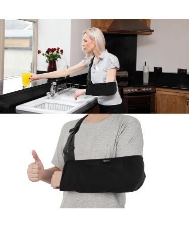 Arm Sling for Rotator Cuff & Wrist Injury - Adjustable Shoulder Immobilizer for Men & Women | Left & Right Arm Support - Buy Online on GoSupps.com