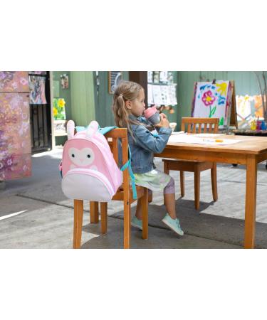 Chicco Rabbit Backpack & Pop-Up Cup Set Cute Pink Kids Backpack & 350ml Drinking Cup for Ages 2+ - Buy Online on GoSupps.com