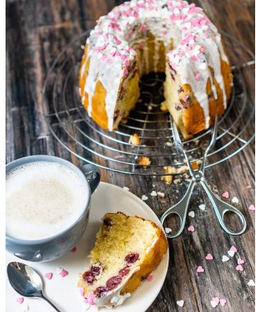 Ruf Red Maraschino Cherries - Extra Fruity Non-Alcoholic Cocktail Cherries for Cakes & Cocktails | 4 Pack x 100g - Buy Online on GoSupps.com