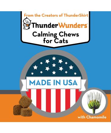 ThunderWunders Cat Calming Chews | Vet Recommended for Anxiety Relief | 100 Count - Buy Online on GoSupps.com