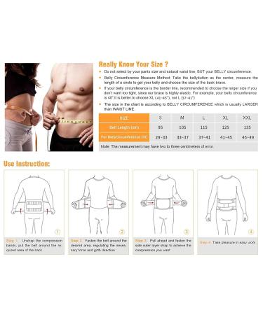 SZ Climax Taling Trainer - XL Lumbar Support for Lower Back Pain Relief | Unisex Waist Trainer for Belly Size 40-44 - Buy Online on GoSupps.com