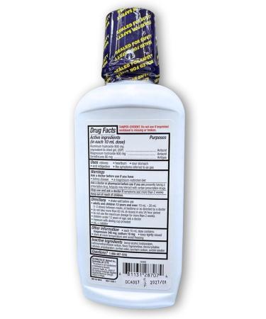Antacid Liquid Maximum Strength- Cherry Flavor 12 fl. Oz (Pack of 1) Boxed by Fusion Shop Store - Buy Online on GoSupps.com