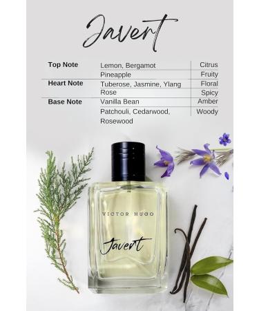 Victor Hugo Javert Men's Perfume EDP 100 ml (3.4 Fl.Oz) Lasting Men's Perfume Man's Perfume Citrus and Woody Notes - Buy Online on GoSupps.com