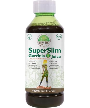 Aryan Herbals Super Slim Garcinia Juice May Help in Weight Loss and Weight Control No Added Sugar & Artificial Colors Natural Juice Tastes Bitter But Good For Health- 1000ml