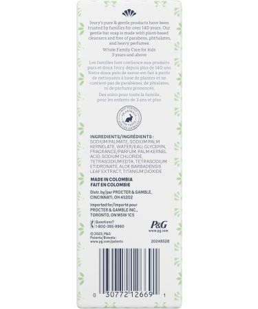 Ivory Bar Soap Notes of Aloe 1.08 kG (12 Count of 90 g Each) - Buy Online on GoSupps.com
