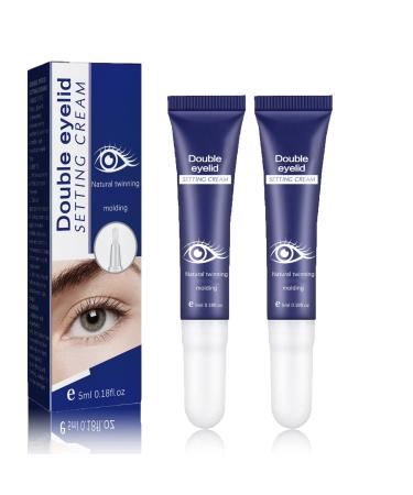 Generisch Double Eyelid Defining Cream Eye-Lift Cream Eye-Lift Cream Long Lasting Invisible Eyelid Lifting Styling Cream for Eyelid Lift and Styling (2P 10ml)