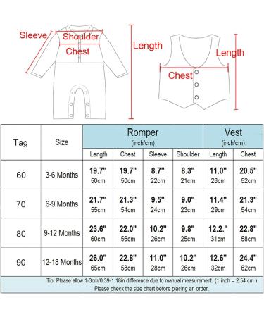 Mint Green Baby Boy Romper Suit | Infant Gentleman Jumpsuit with Bow Tie Waistcoat | 6-9 Months Dark Gray Outfit - Buy Online on GoSupps.com