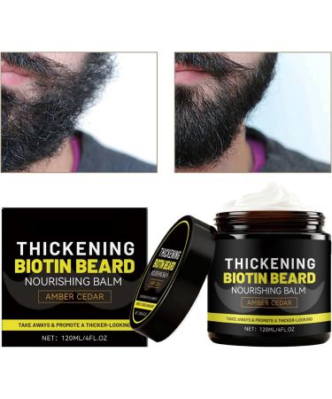  Gazocua Men's beard balm 120 ml nourishing balm beard cream conditioning butter for stubborn beards for dry and oily sensitive skin daily styling travel weekends - Buy Online on GoSupps.com