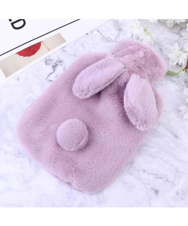 Healifty Purple Rabbit Plush Hot Water Bottle for Kids | Portable Hot Water Bag with Cover - Perfect for Comfort & Warmth - Buy Online on GoSupps.com
