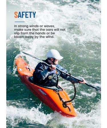 VNVM Kayak Paddle Leash 2 Pack  Paddle Leash Lightweight Coiled Kayak Rod Leashes for SUP Kayaking Canoing Fishing Boating Black 2 packs - Buy Online on GoSupps.com