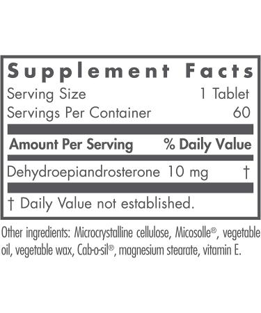Buy Nutricology DHEA 10mg Micronized Lipid Matrix - 60 Scored Tablets for Optimal Health - Buy Online on GoSupps.com
